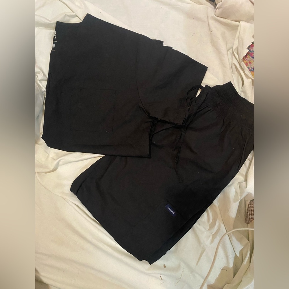 Dagacci Scrubs Black New Size XL Unisex